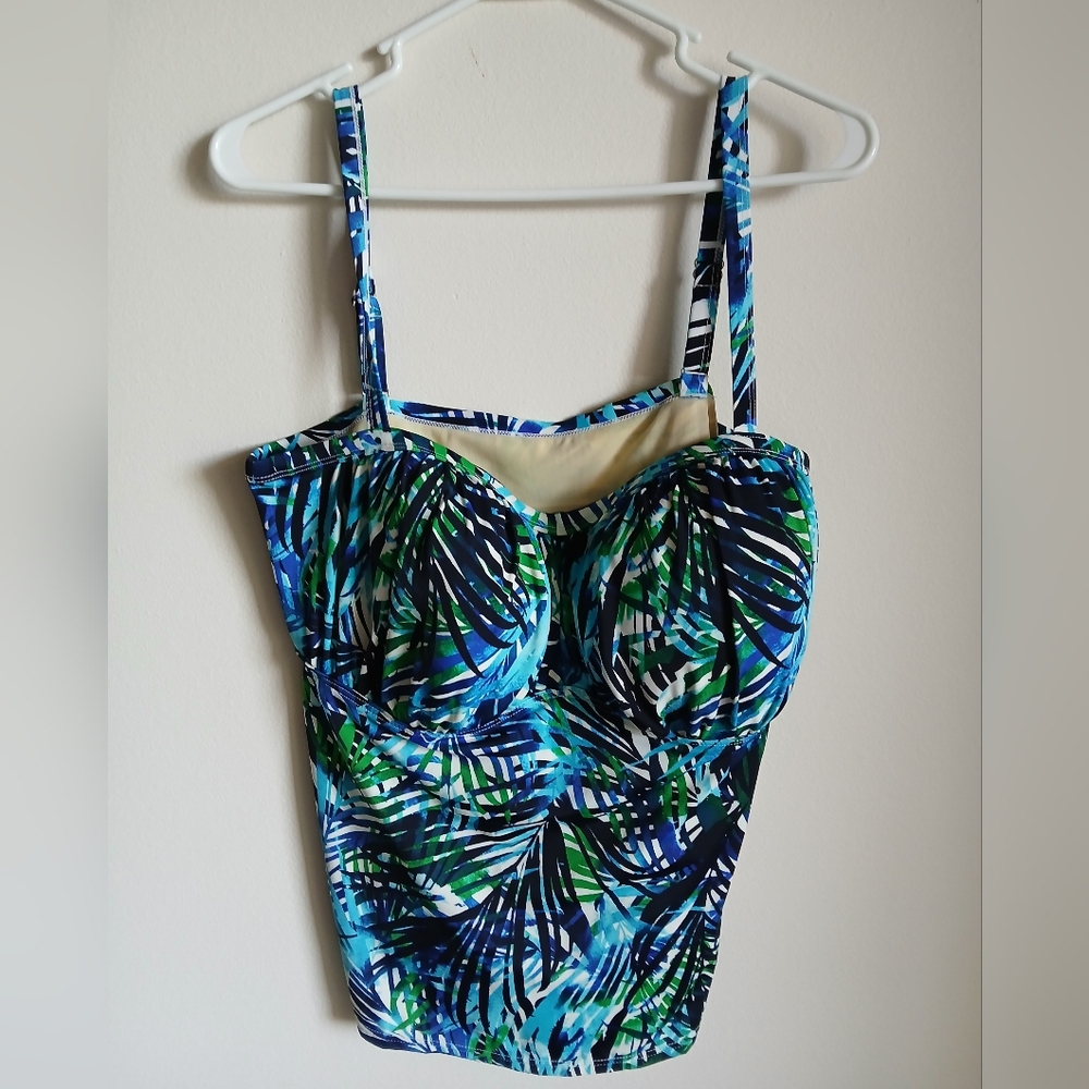 Swimsuits For All Women's Tankini Top Size 16